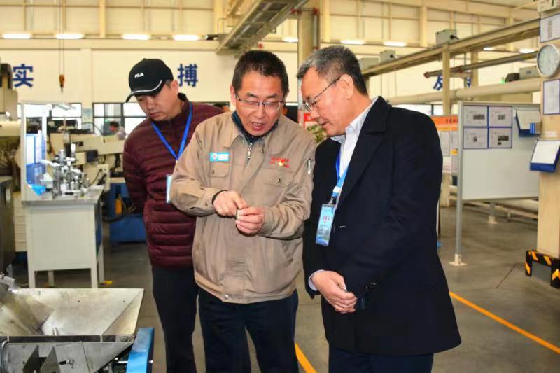 产教融合共促发展——兰州理工大学机电工程学院院长安宗文一行赴甘肃海林中科科技股份考察调研