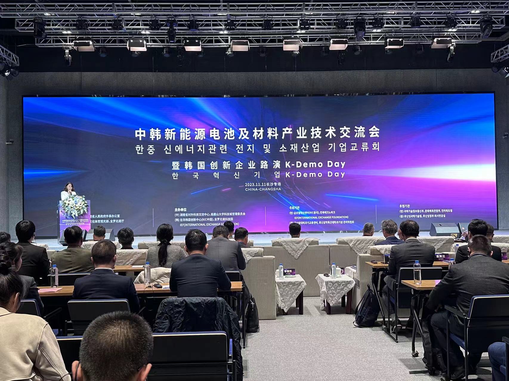 中韩新能源电池及材料产业技术交流会长沙专场顺利举行，深度碰撞技术火花